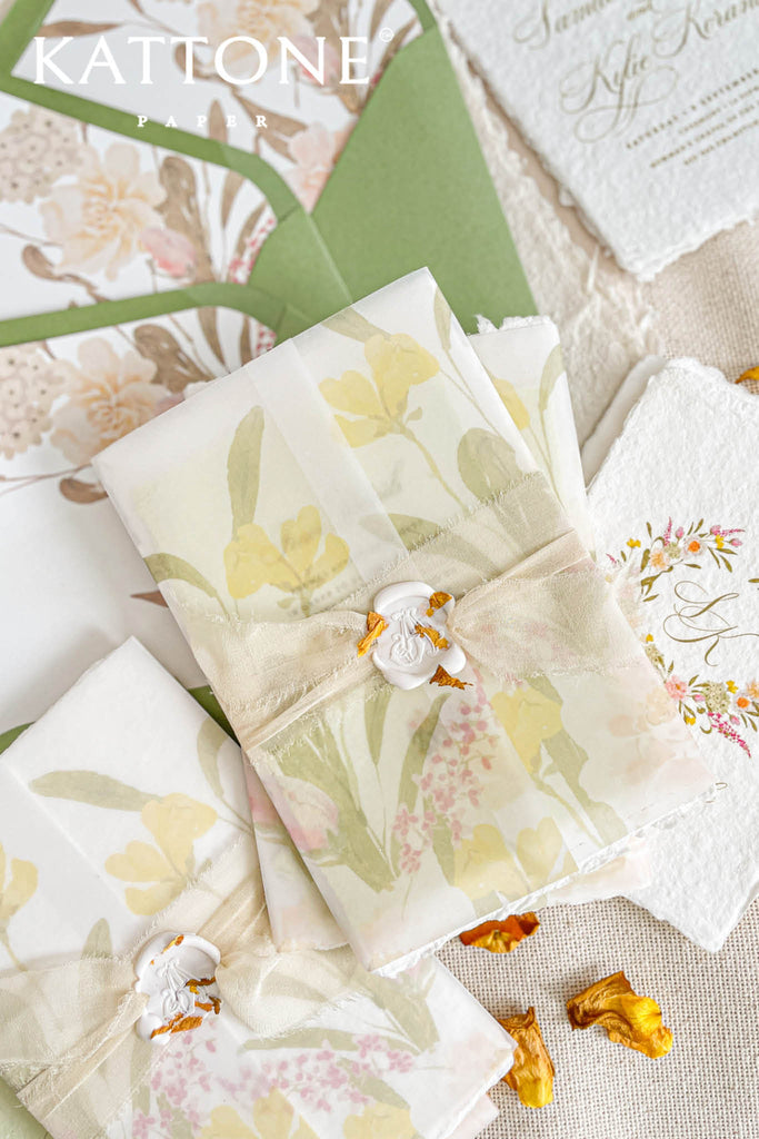 Imogen Handmade Paper Wedding Invitations