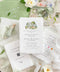 This exquisite wedding invitations suite offers a blend of fine artistry and natural elegance. Each invite is printed on luxurious handmade paper with beautiful deckled edges, providing a rich, tactile feel. The centerpiece is a custom, hand drawn watercolor venue illustration that captures the unique charm of your location, creating a truly memorable keepsake for your guests. This suite is perfect for a garden wedding, beautifully capturing the romantic and serene atmosphere.