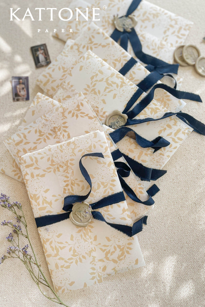 Solana Handmade Paper Wedding Invitations