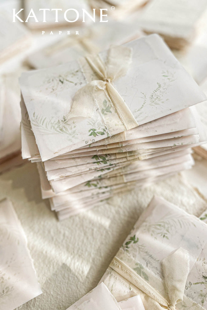 Dallis Handmade Paper Wedding Invitation Sets