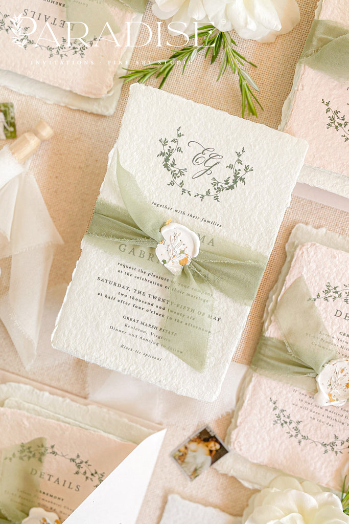 A collection of elegant wedding invitations with floral patterns, deckled edges, and presented with wax seals and silk ribbons.
#decklededgepaper #weddingplanner #silkribbons #cottonpaperinvitations #bridalshower #weddinginvitation #saveourdate #handmadepaper #weddingplanner #archinvitations #foilayage #vellum #savethedate #weddingphotographer #weddingflowers #invites #stationery #waxseals #menus #daystationery #menu #baptism #thankyoucards #modernweddings #foil #foiling #foilart