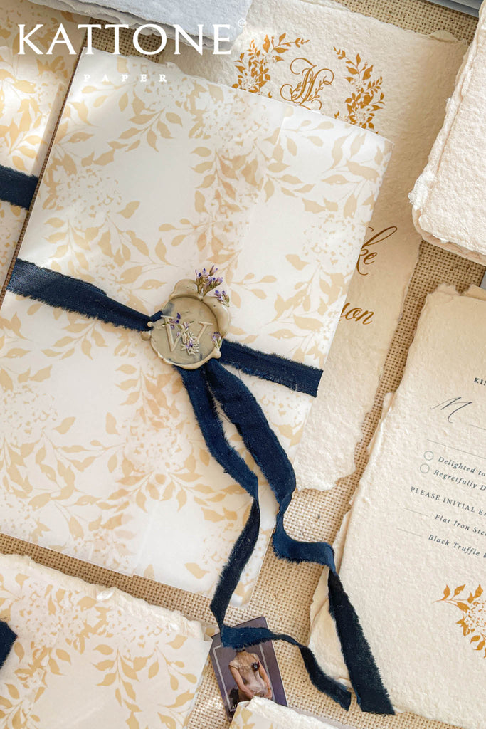 Solana Handmade Paper Wedding Invitations
