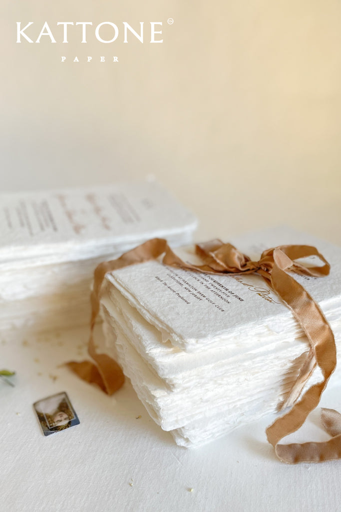 Kya Handmade Paper Wedding Invitations