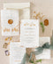Invite your guests to your special day with the perfect blend of natural beauty and refined elegance. These unique mountain invites are printed on luxurious, eco-friendly handmade paper, giving them a rich, organic texture. A delicate golden leaf detail adds a touch of understated luxury, perfectly complementing the rugged charm of a mountain landscape. This rustic chic stationery is ideal for a nature-inspired wedding that is both sophisticated and environmentally conscious.