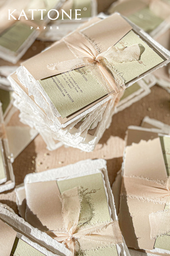 Kya Handmade Paper Wedding Invitations