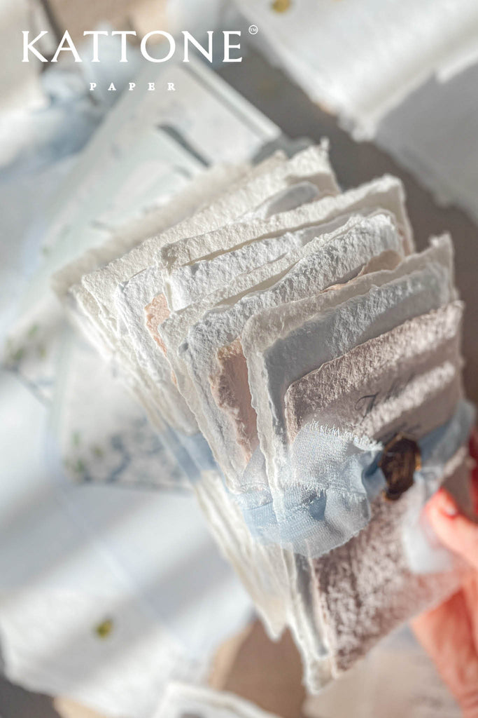 Aoife Handmade Paper Wedding Invitation Sets