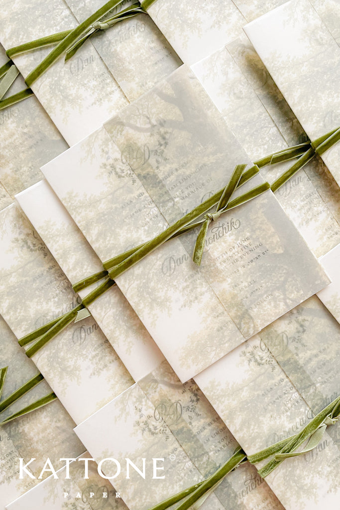 Ainara Simple Wedding Invitation Sets