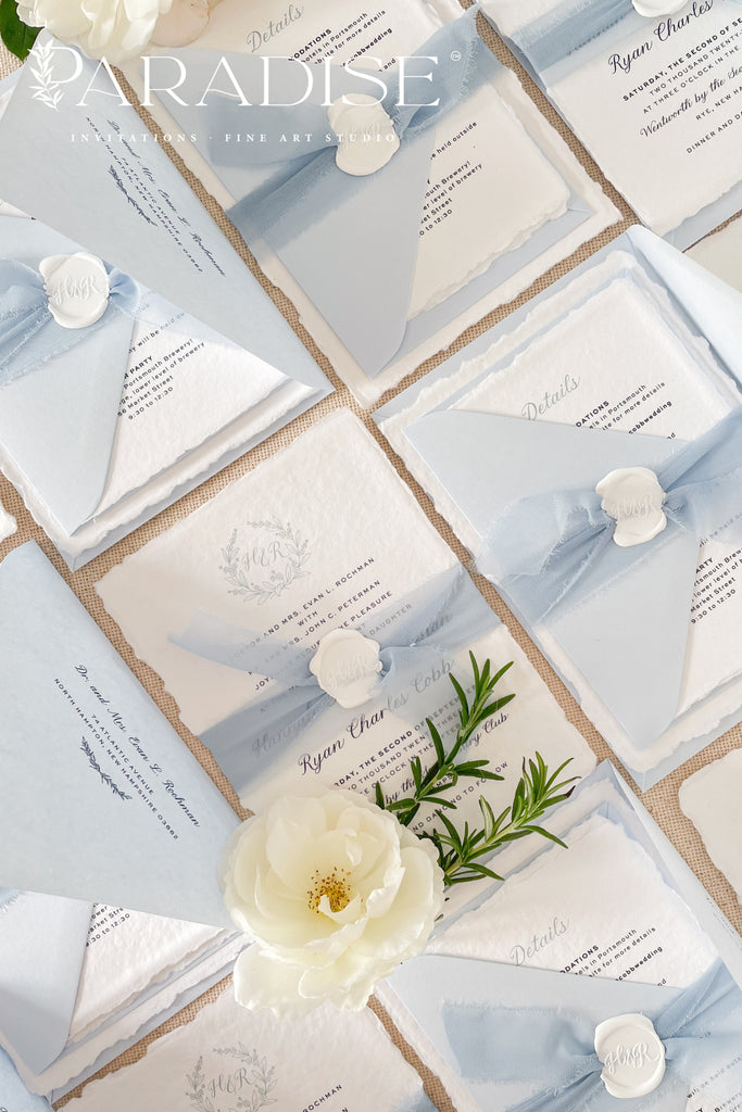 Catiana Handmade Paper Wedding Invitation Sets