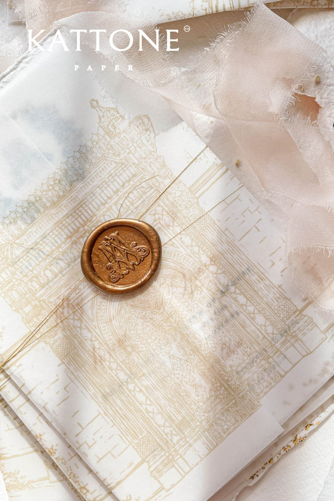 Darya Handmade Paper Wedding Invitation Sets