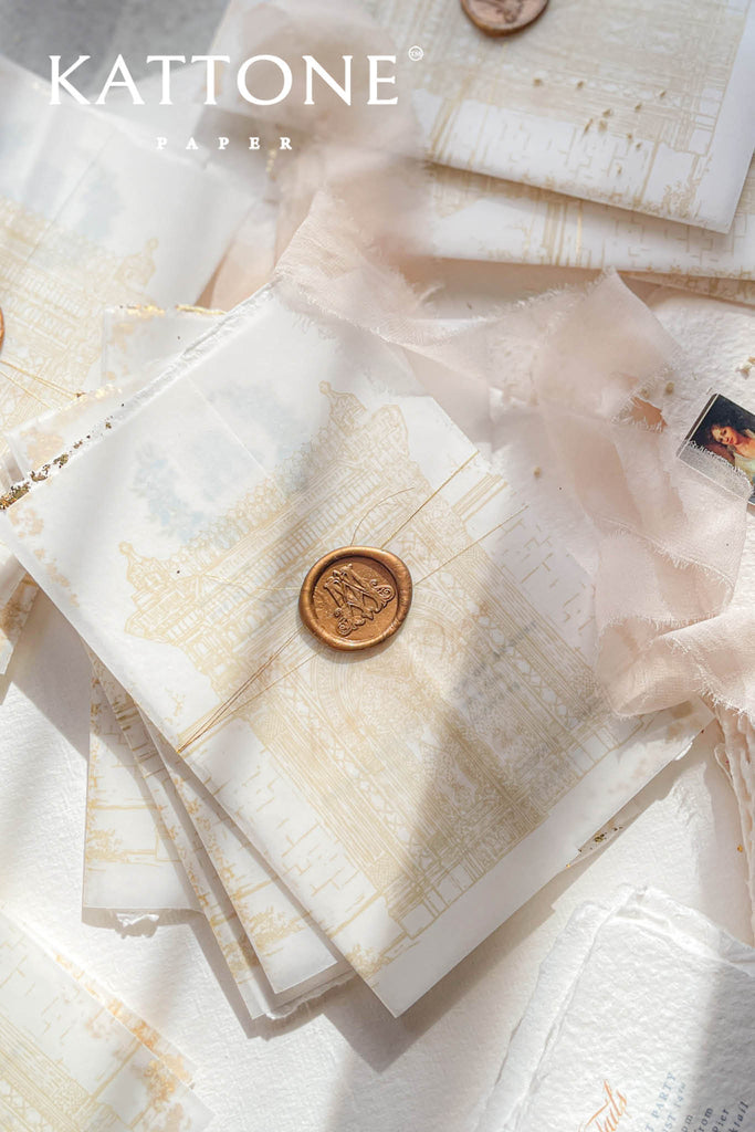 Darya Handmade Paper Wedding Invitation Sets