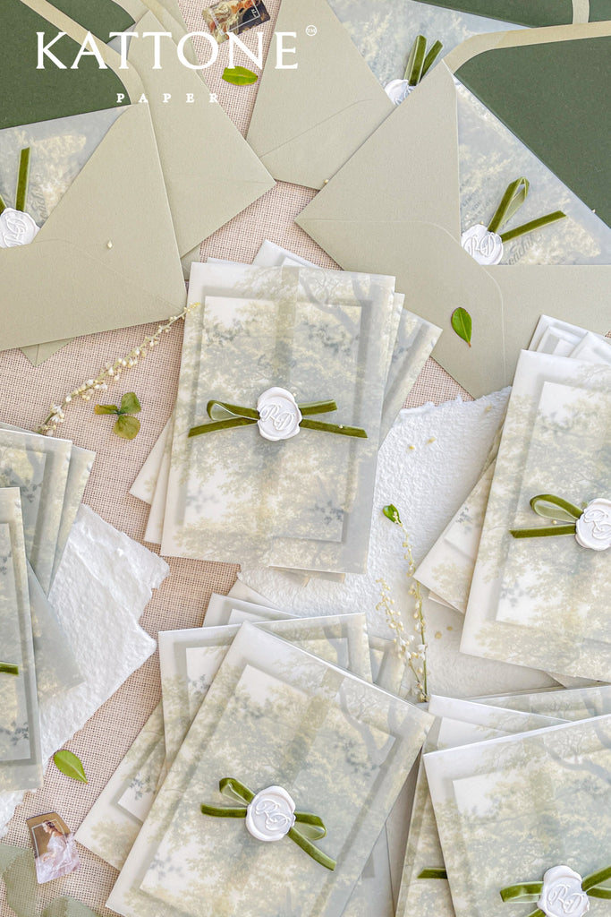 Ainara Simple Wedding Invitation Sets