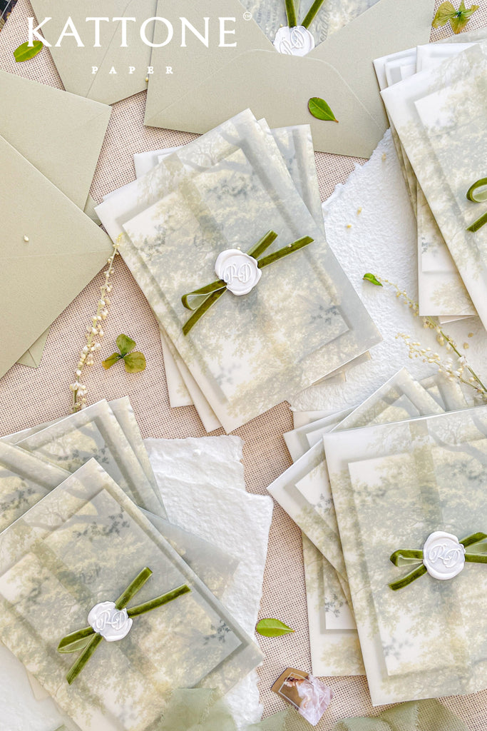 Ainara Simple Wedding Invitation Sets