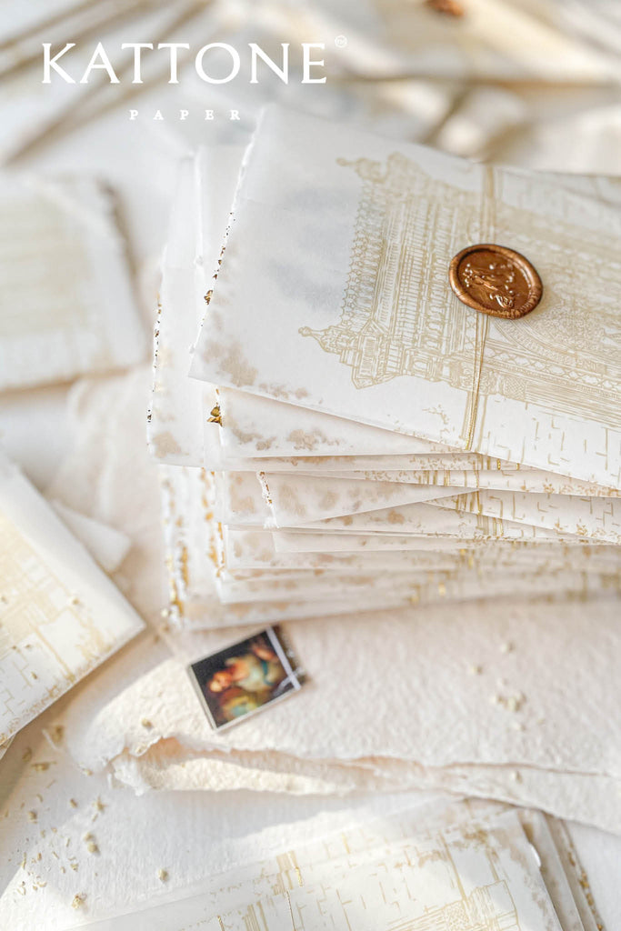 Darya Handmade Paper Wedding Invitation Sets