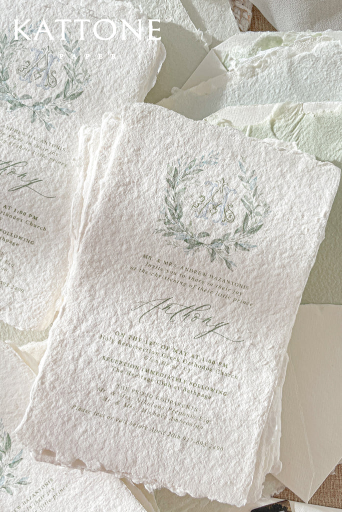 Emryn Baptism Invitation Suite