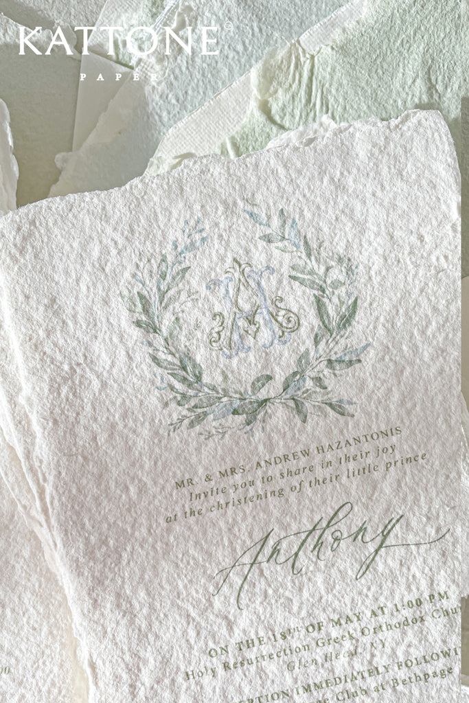 Emryn Baptism Invitation Suite