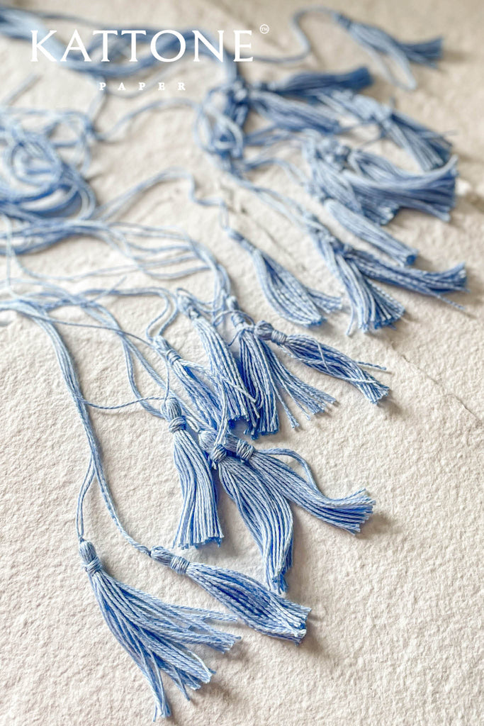 Giustina Tassels Handmade Paper Wedding Invitations