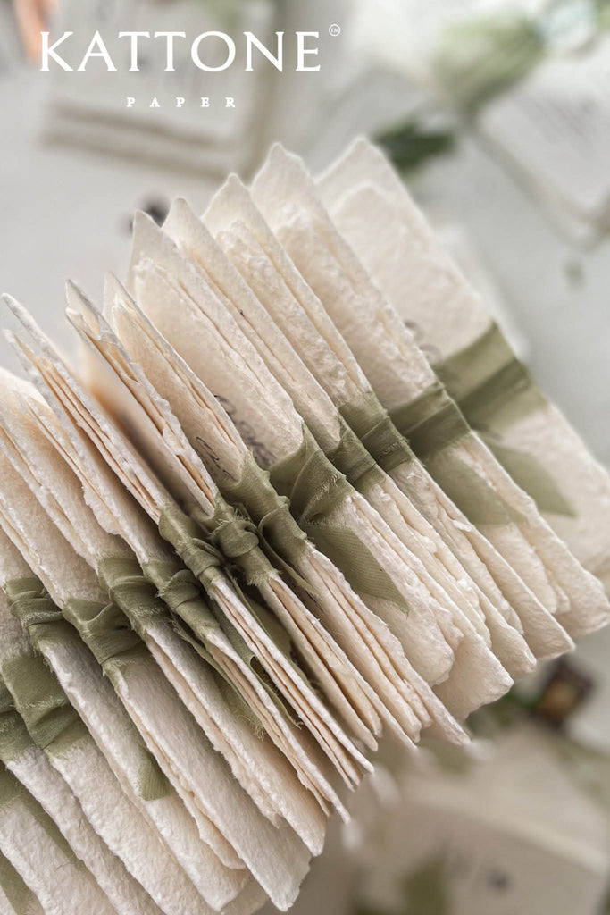 Irie Handmade Paper Wedding Invitation Suite