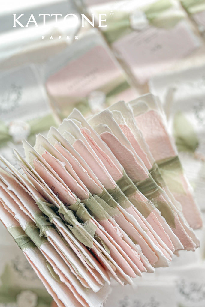 Baylin Handmade Paper Wedding Invitation Suite