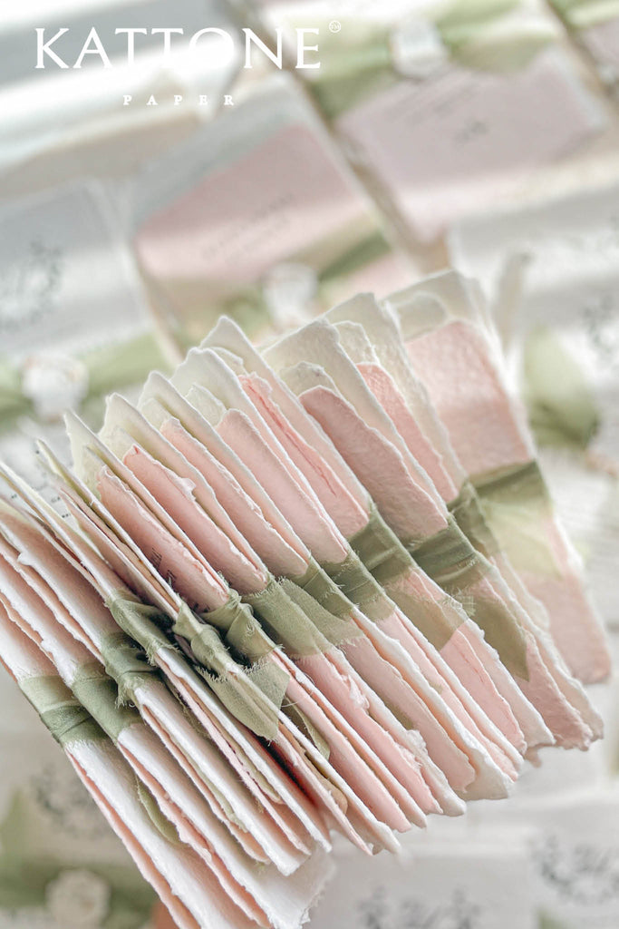 Baylin Handmade Paper Wedding Invitation Suite