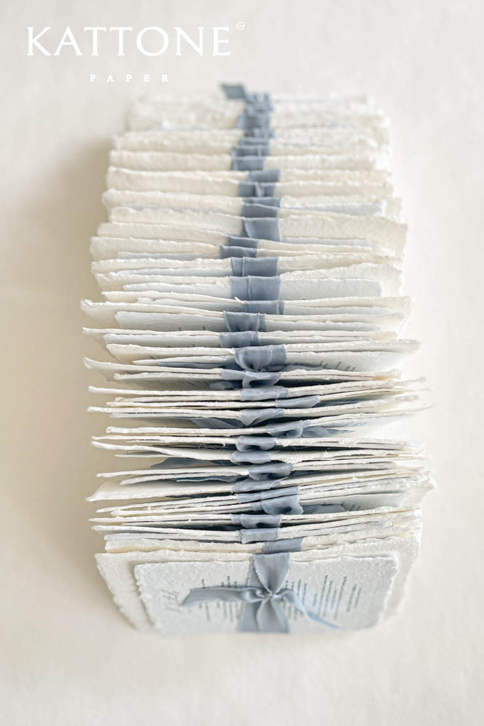 Hannah Handmade Paper Wedding Invitation Suite