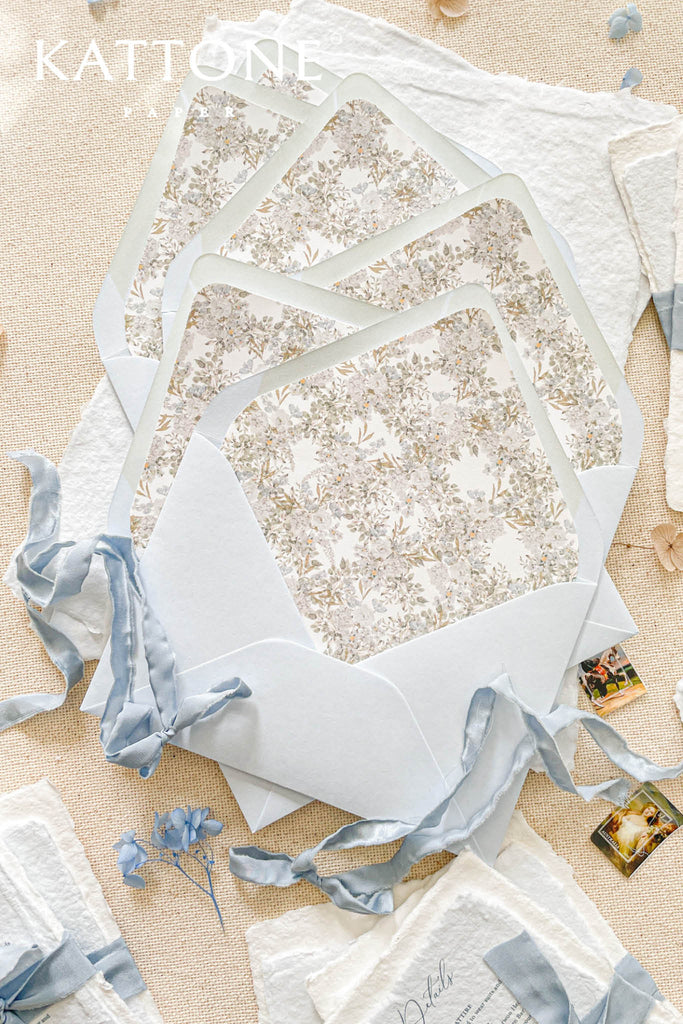 Hannah Handmade Paper Wedding Invitation Suite