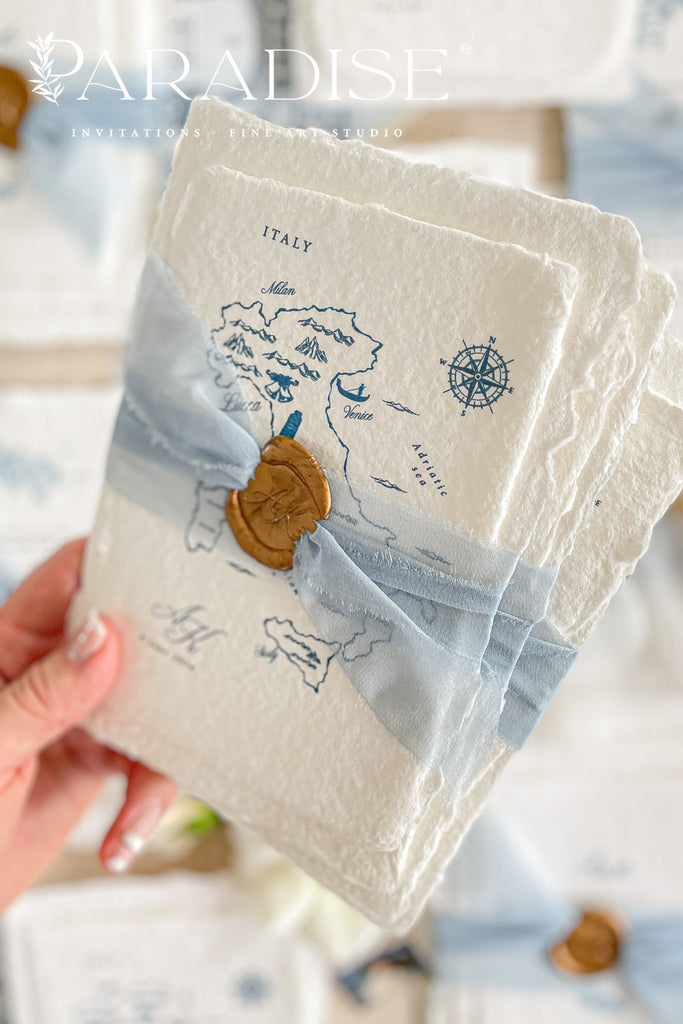 Arleth Handmade Paper Wedding Invitation Sets