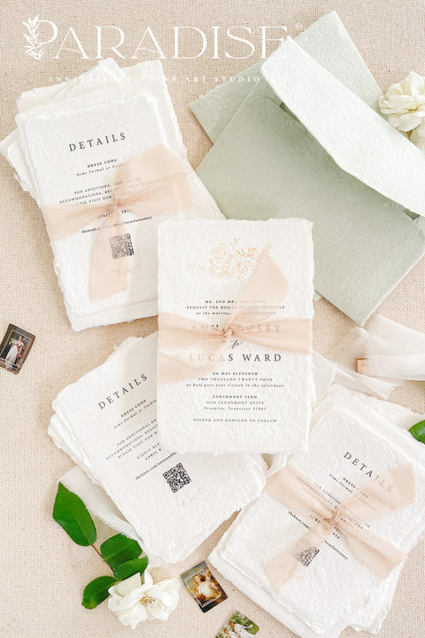 Announce your love story in timeless style with our handmade floral wedding invitations, designed to capture the romance and beauty of blooming flowers. Each invitation is handcrafted with care, featuring a delicate floral design inspired by nature’s elegance - perfect for modern, rustic, garden, or boho wedding themes.