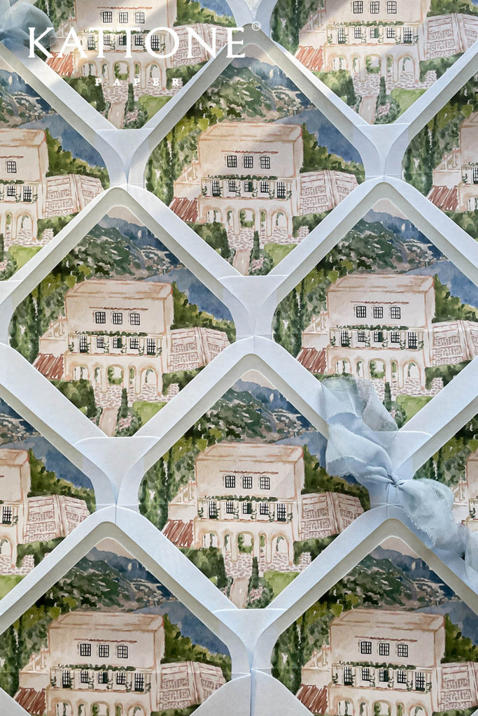 Beryl Handmade Paper Wedding Invitation Suite