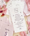 Delight your guests with our handmade paper menus with whimsical icons, featuring charming hand-drawn illustrations and organic deckled edges. Crafted from soft cotton paper, these menus bring a touch of artful playfulness and fine-art texture to your wedding tablescape. Perfect for couples who love romantic, storybook-style stationery that feels both elegant and personal.