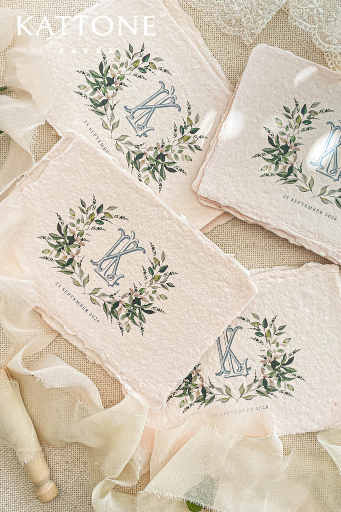 Bailee Handmade Paper Wedding Invitation Sets