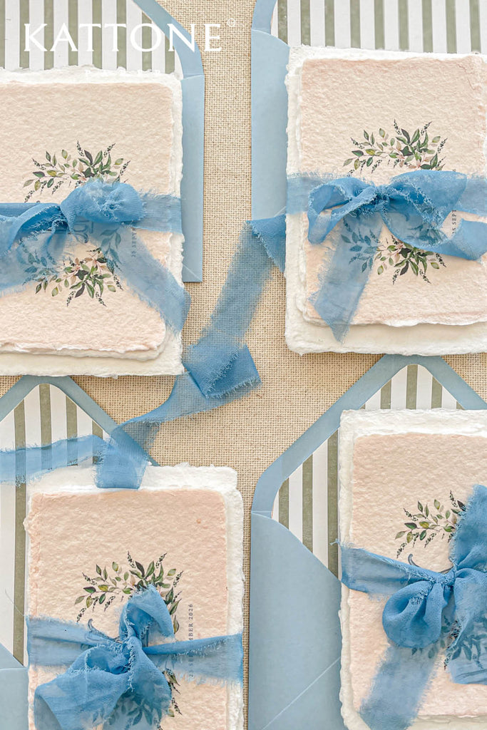 Bailee Handmade Paper Wedding Invitation Sets