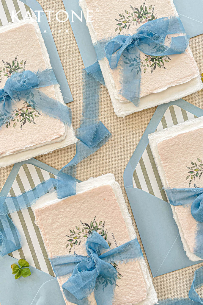 Bailee Handmade Paper Wedding Invitation Sets