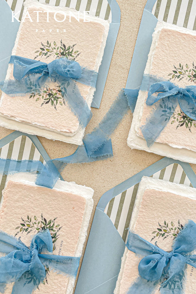 Bailee Handmade Paper Wedding Invitation Sets