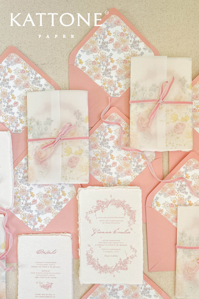 Elidi Baptism Invitations