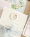 Wax Seals White with Rose Petals
