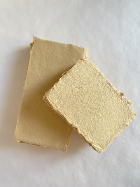 Natural Gold Handmade paper