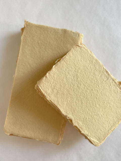Natural Gold Handmade Paper
