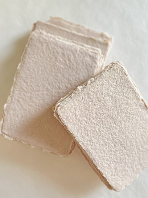 Almond Handmade Paper