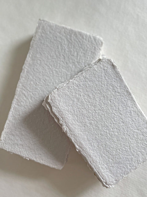 Quiet Cool Grey Handmade Paper