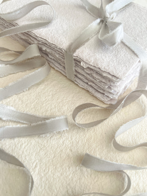 Silk Satin Ribbons Haze