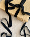 Silk Satin Ribbons Black
