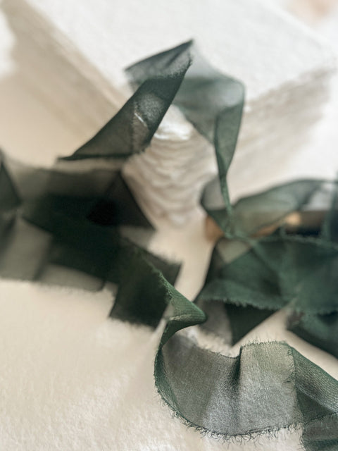 Silk Matte Ribbons Forest