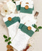 Elevate your wedding tablescape with our luxury handmade wedding menus, featuring deckled edges, silk paper belly bands, and wax seal accents. Each piece is crafted on fine cotton rag paper to create a timeless balance between elegance and texture - perfect for romantic, classic, or fine art celebrations. These menus blend craftsmanship and sophistication, turning every place setting into an unforgettable detail of your special day.