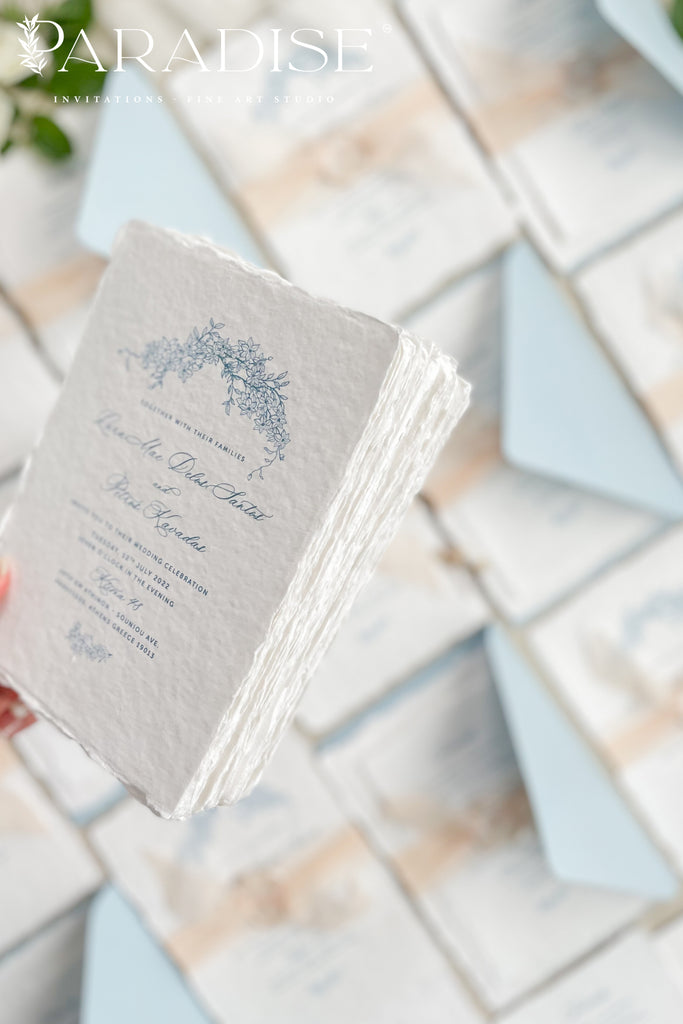 Astrid Handmade Paper Wedding Invitation Sets