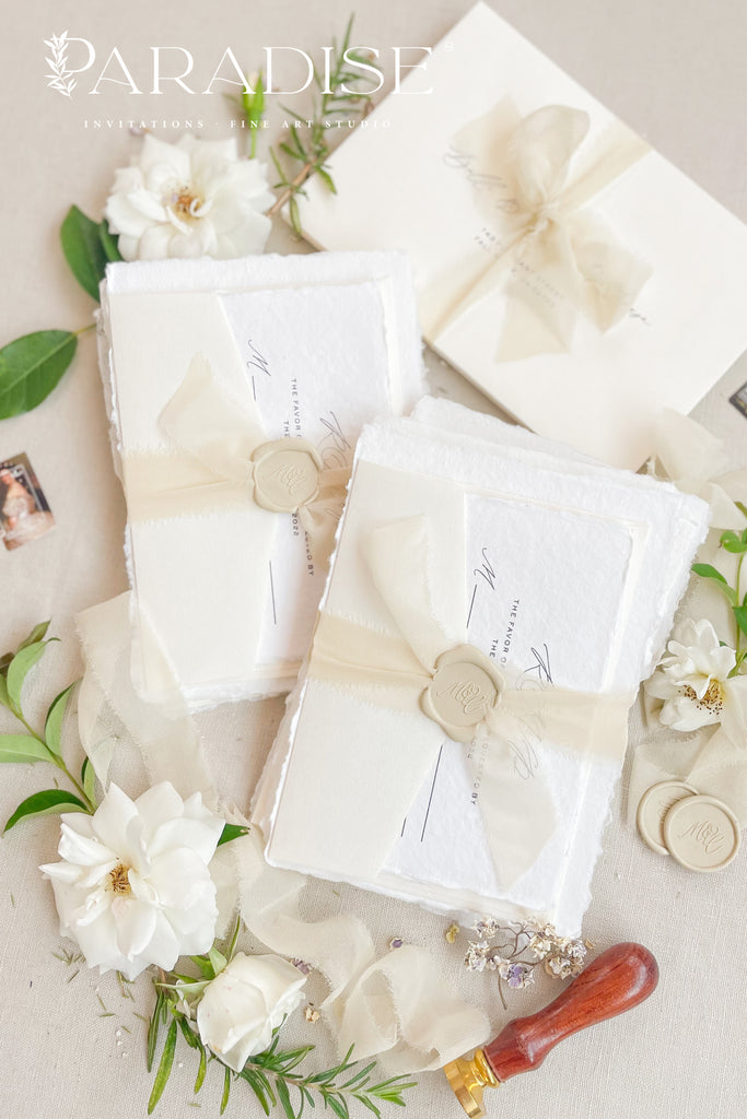Cateline Handmade Paper Wedding Invitation Sets
