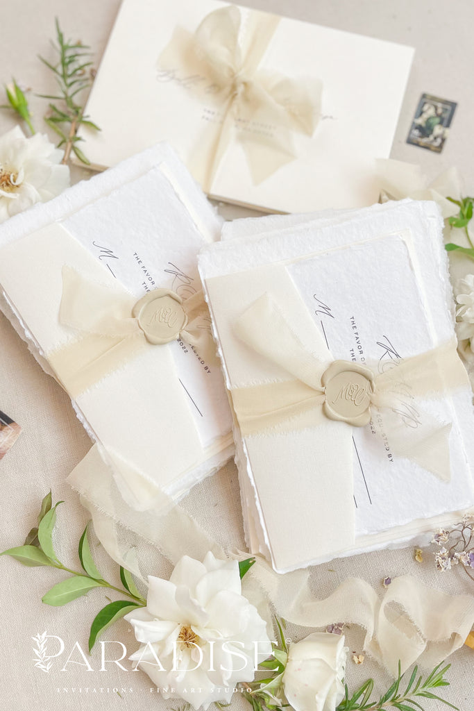 Cateline Handmade Paper Wedding Invitation Sets