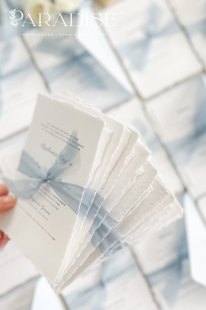 Suzette Handmade Paper Wedding Invitation Sets