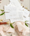 Create a timeless, romantic tablescape with our handmade paper place cards, crafted from luxurious cotton rag paper and finished with natural deckled edges. Each piece features elegant handwritten calligraphy and a soft fine-art texture that complements weddings, intimate dinners, bridal showers, and elevated celebrations. Their artisanal character and organic feel bring warmth, refinement, and delicate charm to any event setting.