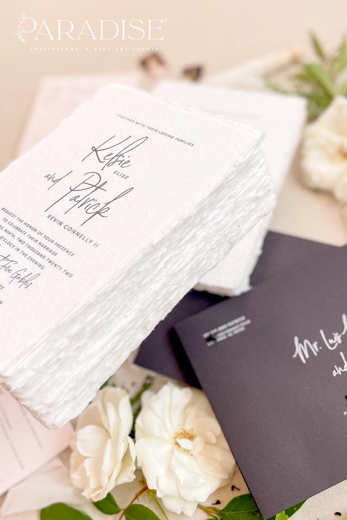 Anaya Handmade Paper Wedding Invitation Sets
