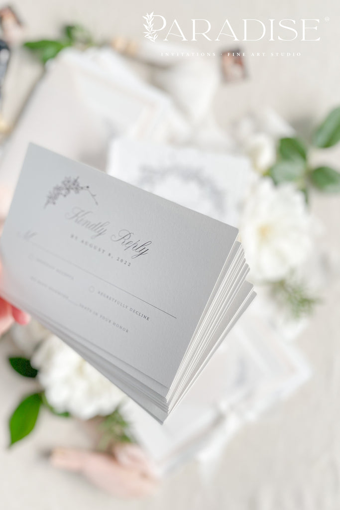 Geraldine Handmade Paper Wedding Invitation Sets